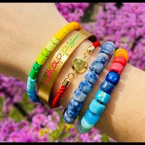 COPY - Designer-inspired Natural Gemstone beaded bracelet